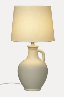 Aneta Lighting Athena 58cm bordslampa Naturvit