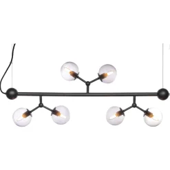 Discount Halo Design Atom horizontal 80cm taklampa Svart