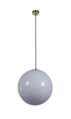 Discount Searchlight Atom Ø40 taklampa Vit/mässing