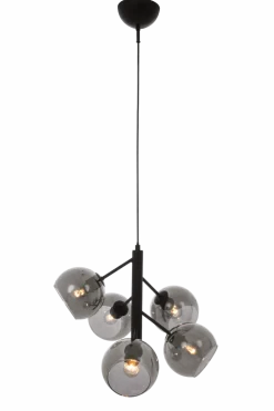 New Aneta Lighting Atom Ø48 taklampa Rökfärgad