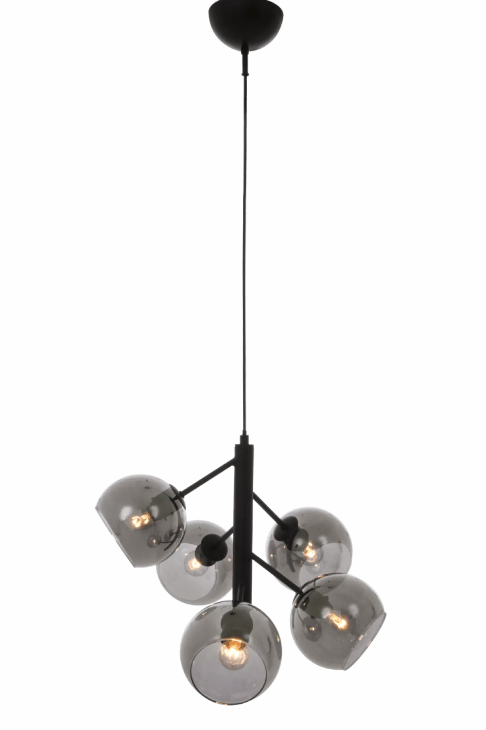 New Aneta Lighting Atom Ø48 taklampa Rökfärgad