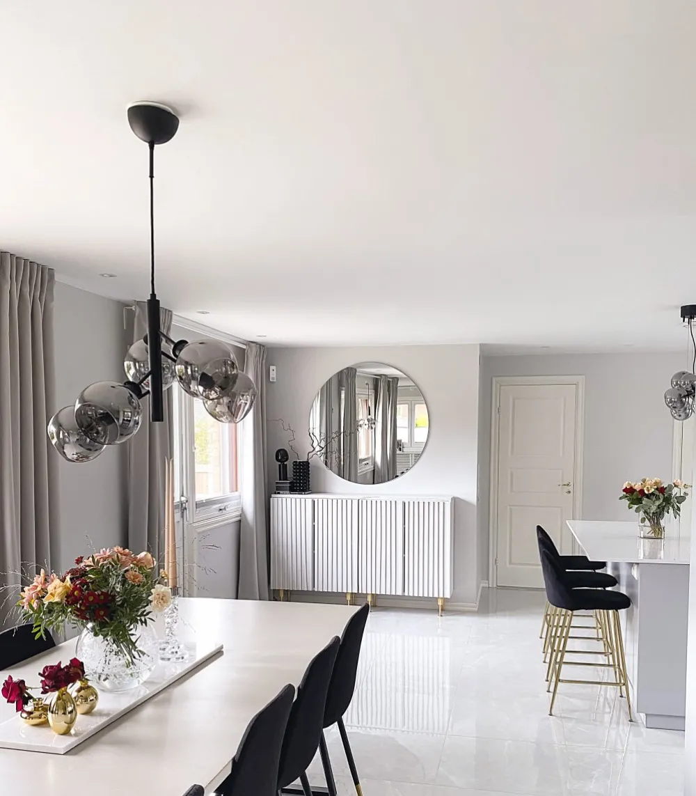 New Aneta Lighting Atom Ø48 taklampa Rökfärgad
