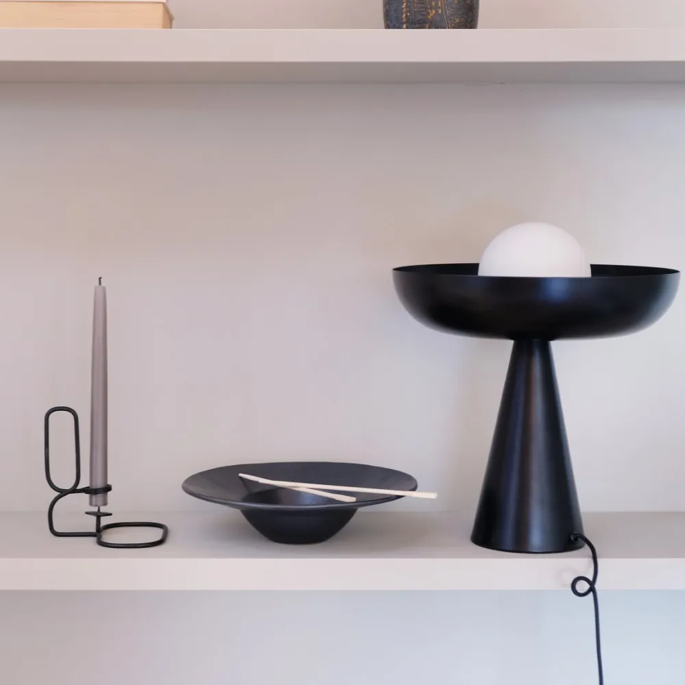 Hot Dyberg Larsen Ava 35cm bordslampa Svart