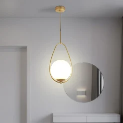Clearance Searchlight Avalon Ø23 taklampa Guld
