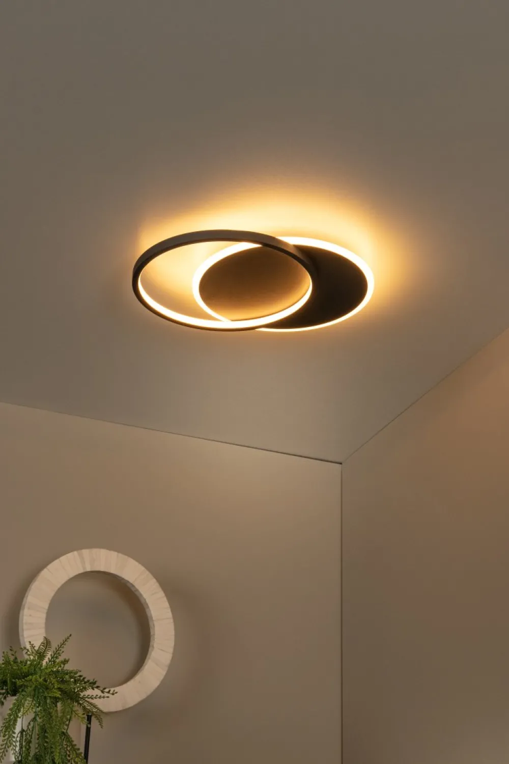Hot Lucide Axelle Ø30 plafond Svart