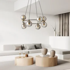 Clearance Emibig Lighting Azura Ø75 taklampa Rökfärgad