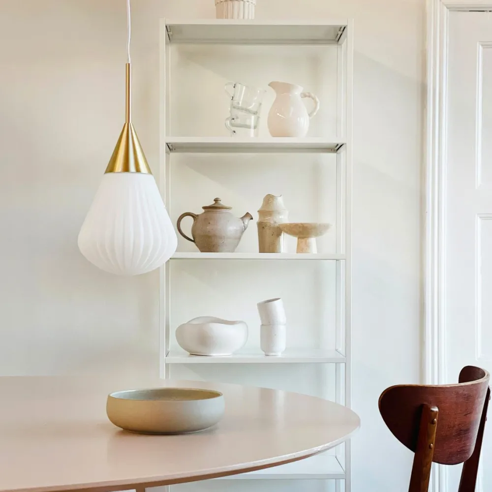 Dyberg Larsen Ballon Ø20 taklampa Vit