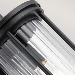 New Elstead Lighting Barras utelampa Svart