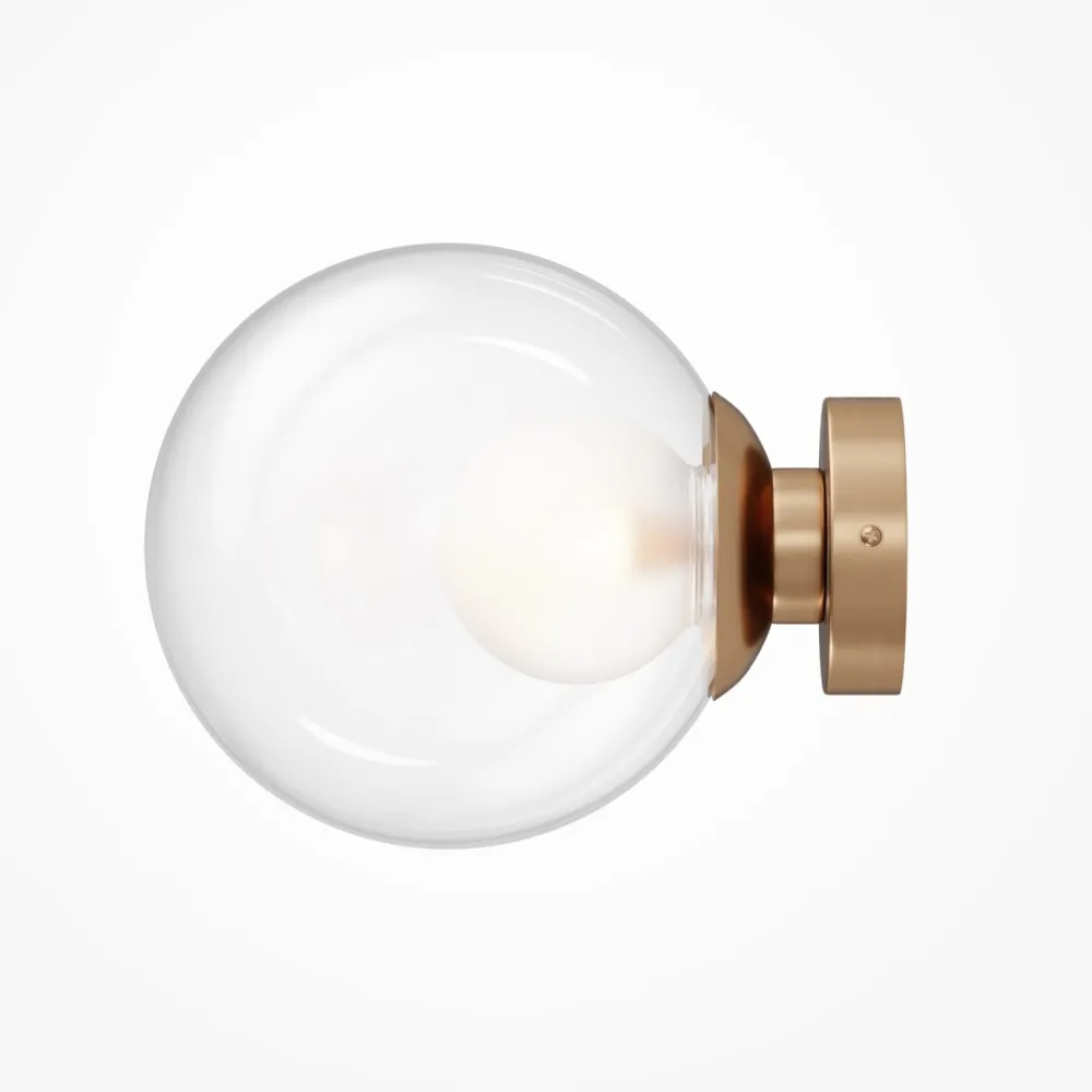 Best Maytoni Basic form Ø20 vägglampa Guld
