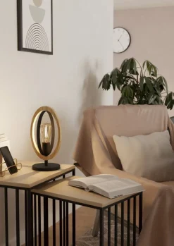 Sale Eglo Basildon 35cm bordslampa Svart
