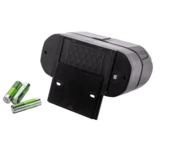 New Airam Batterilampa m. sensor utelampa Svart