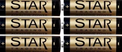 Clearance Star Trading Batteri 6-p AA 1,5V Power Alkaline Guld