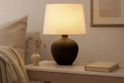 Hot Nordic Lighting Bella 42cm bordslampa Mörkbrun
