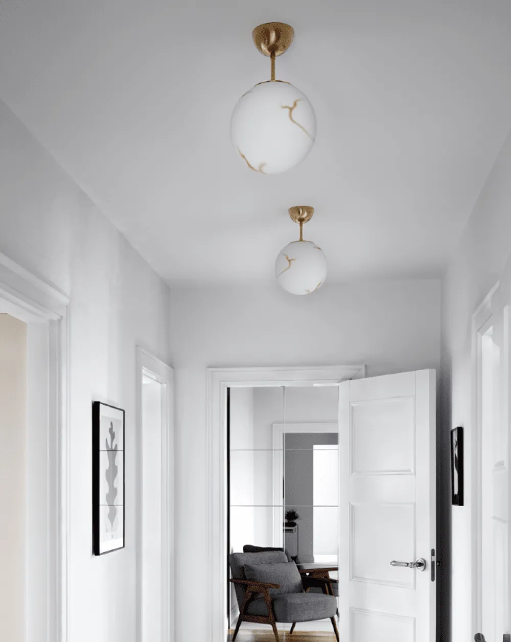 Best By Rydéns Bellagio Ø25 plafond Mässing