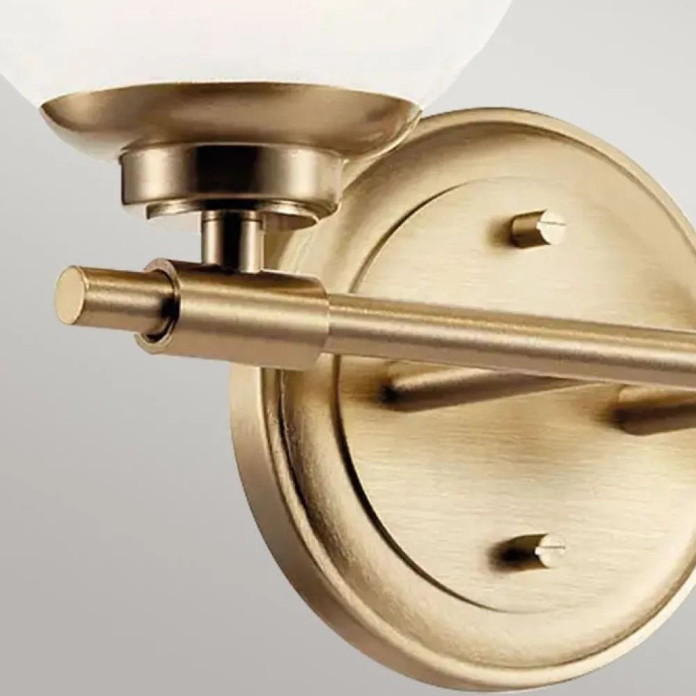 Best Elstead Lighting Benno 37cm badrumslampa Mässing