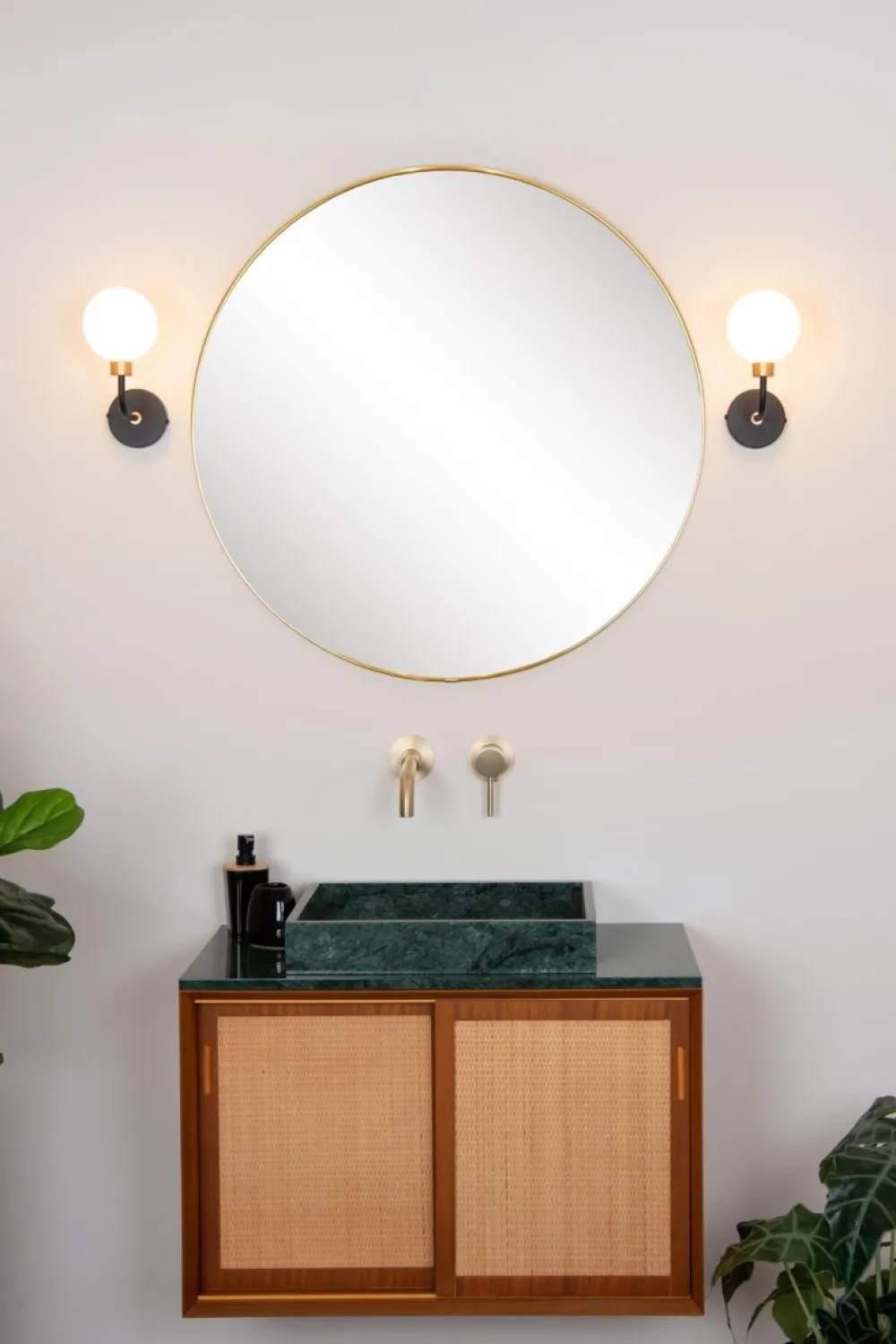 Sale Lucide Berend Ø12 badrumslampa Svart