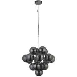 Outlet Searchlight Berry Ø40 taklampa Rökfärgad