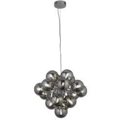 Outlet Searchlight Berry Ø40 taklampa Rökfärgad
