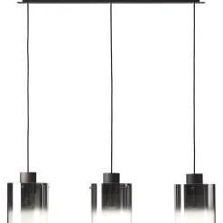 Brilliant Beth 90cm taklampa Rökfärgad