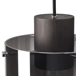 Brilliant Beth 90cm taklampa Rökfärgad