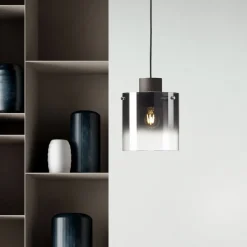Hot Brilliant Beth Ø20 taklampa Rökfärgad