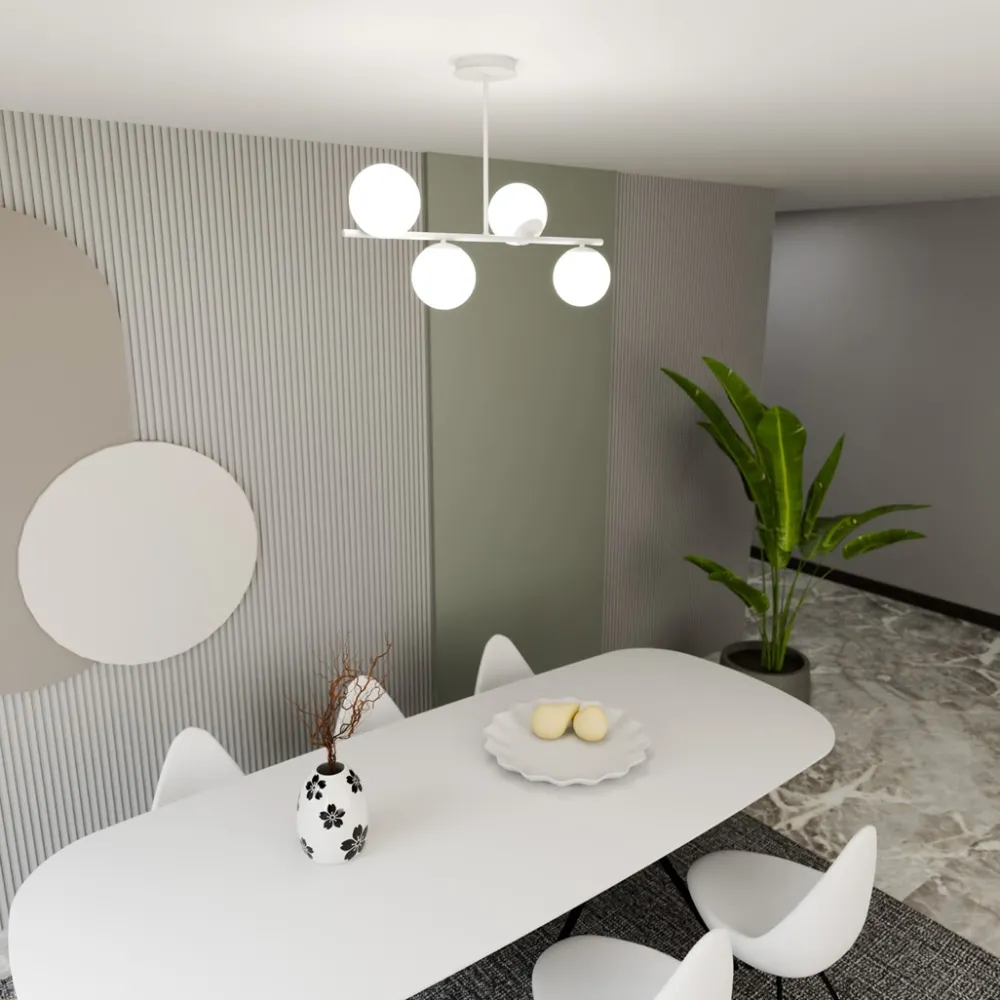 Hot Emibig Lighting Bior 80cm plafond Vit