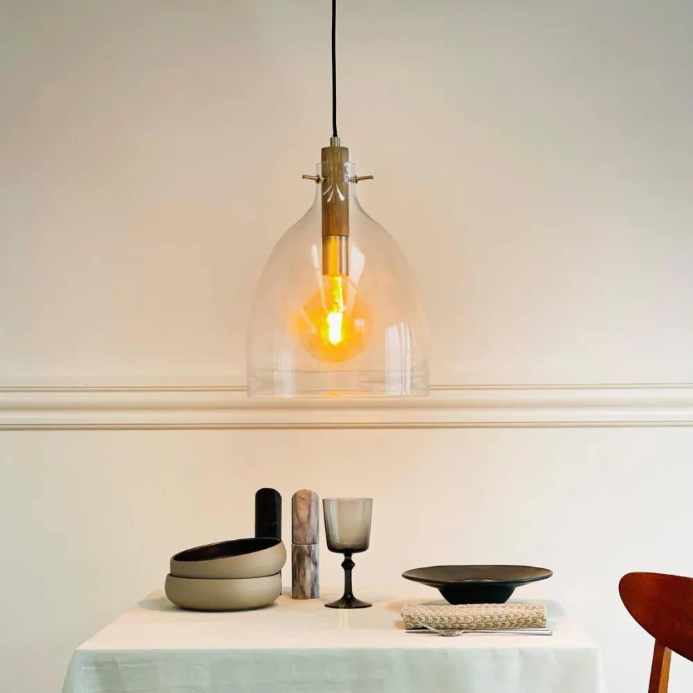 Sale Dyberg Larsen Bistro Ø30 taklampa Transparent