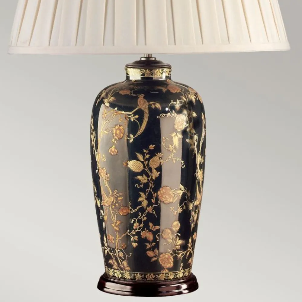 Best Elstead Lighting Black Birds 74cm bordslampa Svart