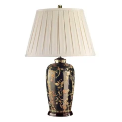 Best Elstead Lighting Black Birds 74cm bordslampa Svart