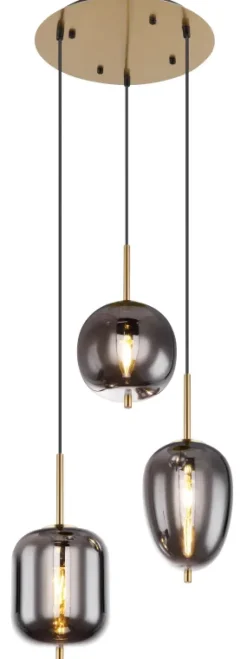 New Globo Lighting Blacky Ø46 taklampa Mässing