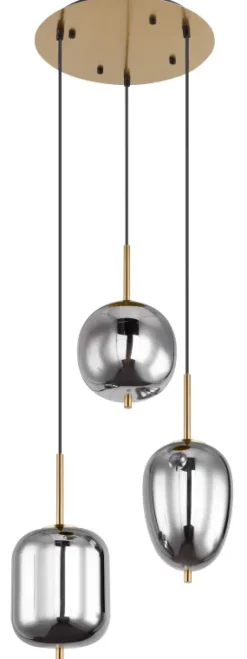 New Globo Lighting Blacky Ø46 taklampa Mässing