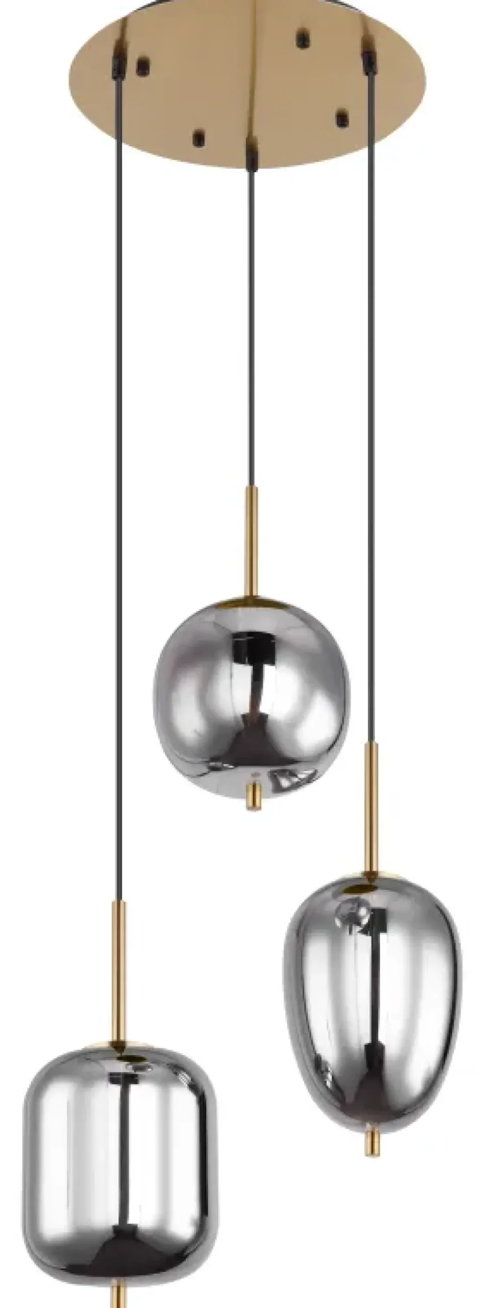 New Globo Lighting Blacky Ø46 taklampa Mässing
