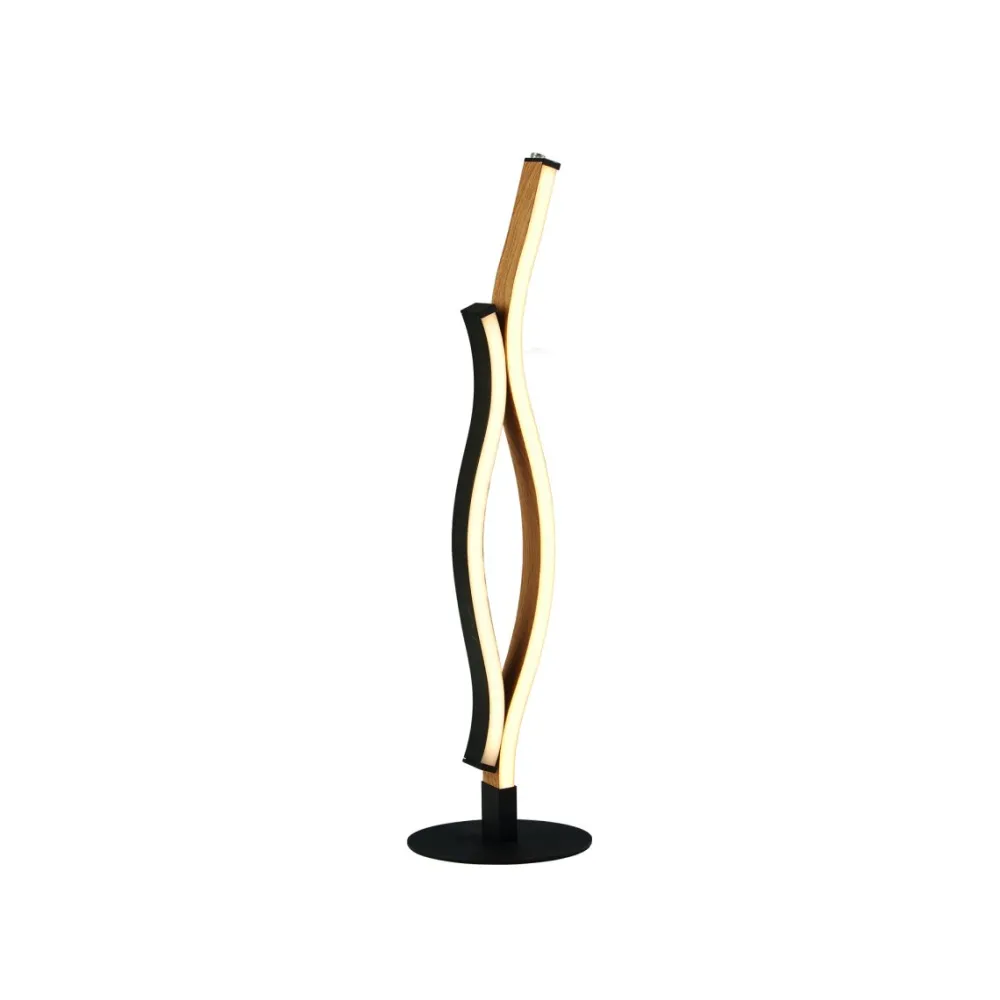Sale Searchlight Bloom 48cm bordslampa Sandsvart