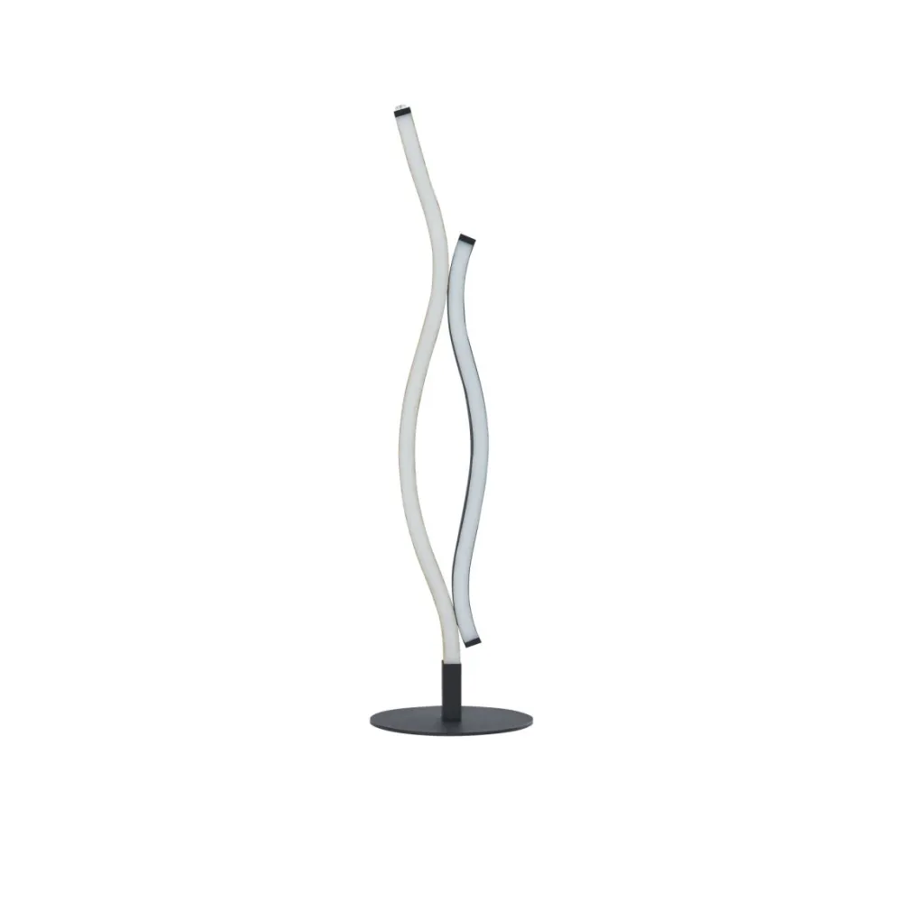 Sale Searchlight Bloom 48cm bordslampa Sandsvart