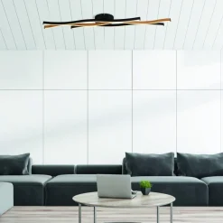 Sale Searchlight Bloom 108cm plafond Svart