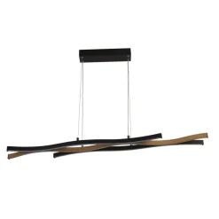 Outlet Searchlight Bloom 108cm taklampa Svart