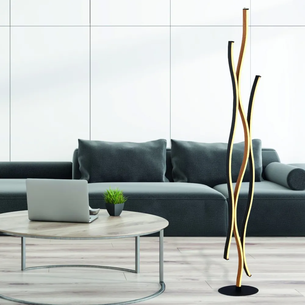 Clearance Searchlight Bloom golvlampa Sandsvart