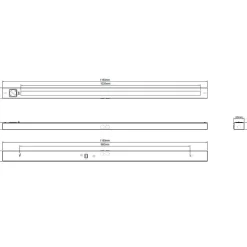 Sale Designlight Bänky m. uttag 58cm Vit