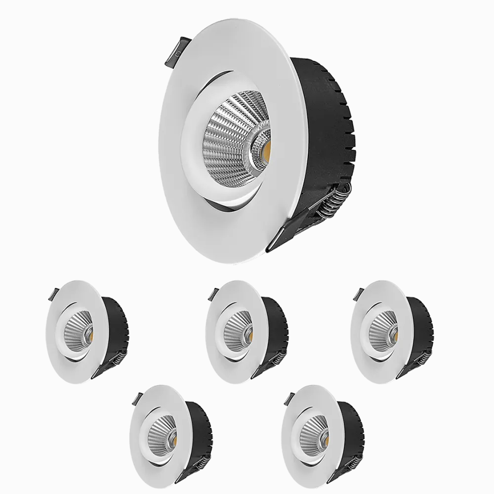 Hot Designlight Bondy Downlight 6-pack Vit