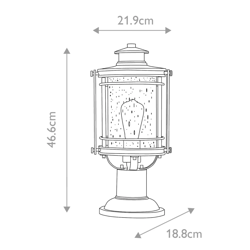 Clearance Elstead Lighting Booker 47cm Aluminium