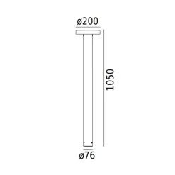 Online Norlys Borg 105cm pollare