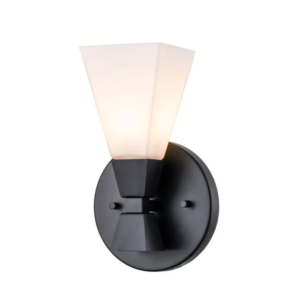 Hot Elstead Lighting Bowtie 15cm badrumslampa Svart