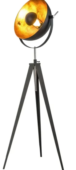 Clearance Globo Lighting Bowy golvlampa Svart