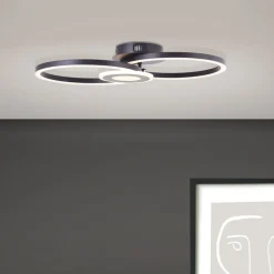 Online Brilliant Bray 52cm plafond Svart