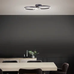 Online Brilliant Bray 52cm plafond Svart