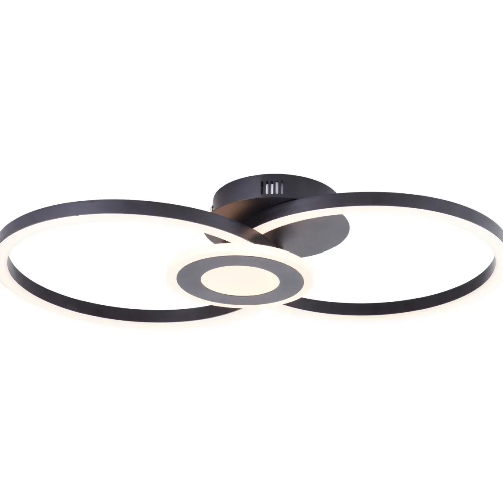 Online Brilliant Bray 52cm plafond Svart