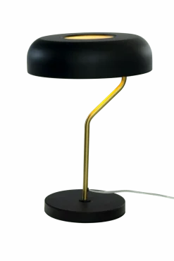 Clearance Aneta Lighting Bremen 44cm bordslampa Svart/mässing