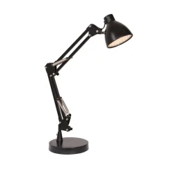 Clearance Halo Design Bronx 40cm skrivbordslampa Svart