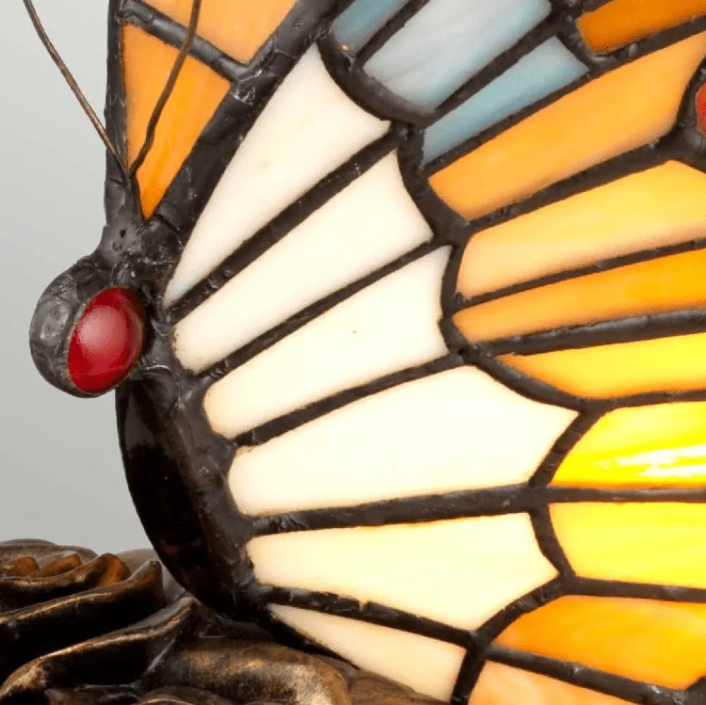 New Elstead Lighting Butterfly 23cm Flerfärgad
