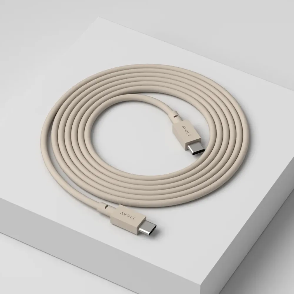 Clearance Avolt Cable 1 USB C to USB C Charging Cable, 2m